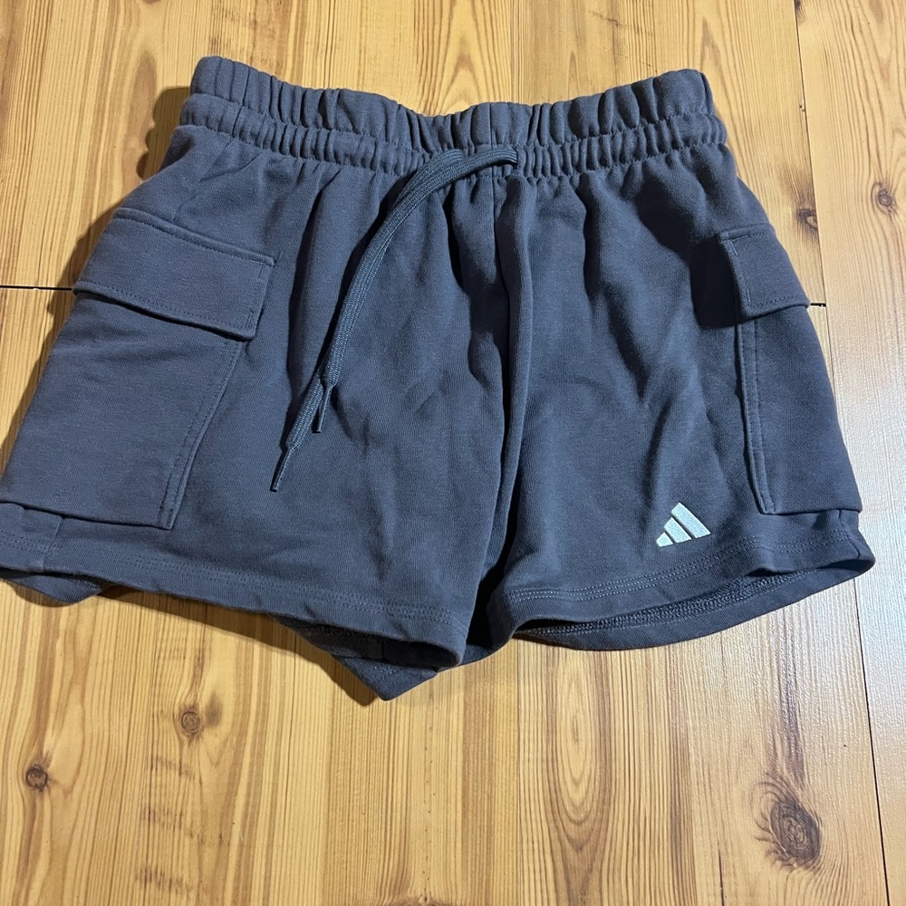 Adidas Women's Dark Gray Cargo Shorts
